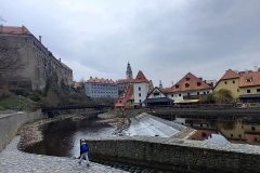 Toulání liduprázdným Českým Krumlovem...